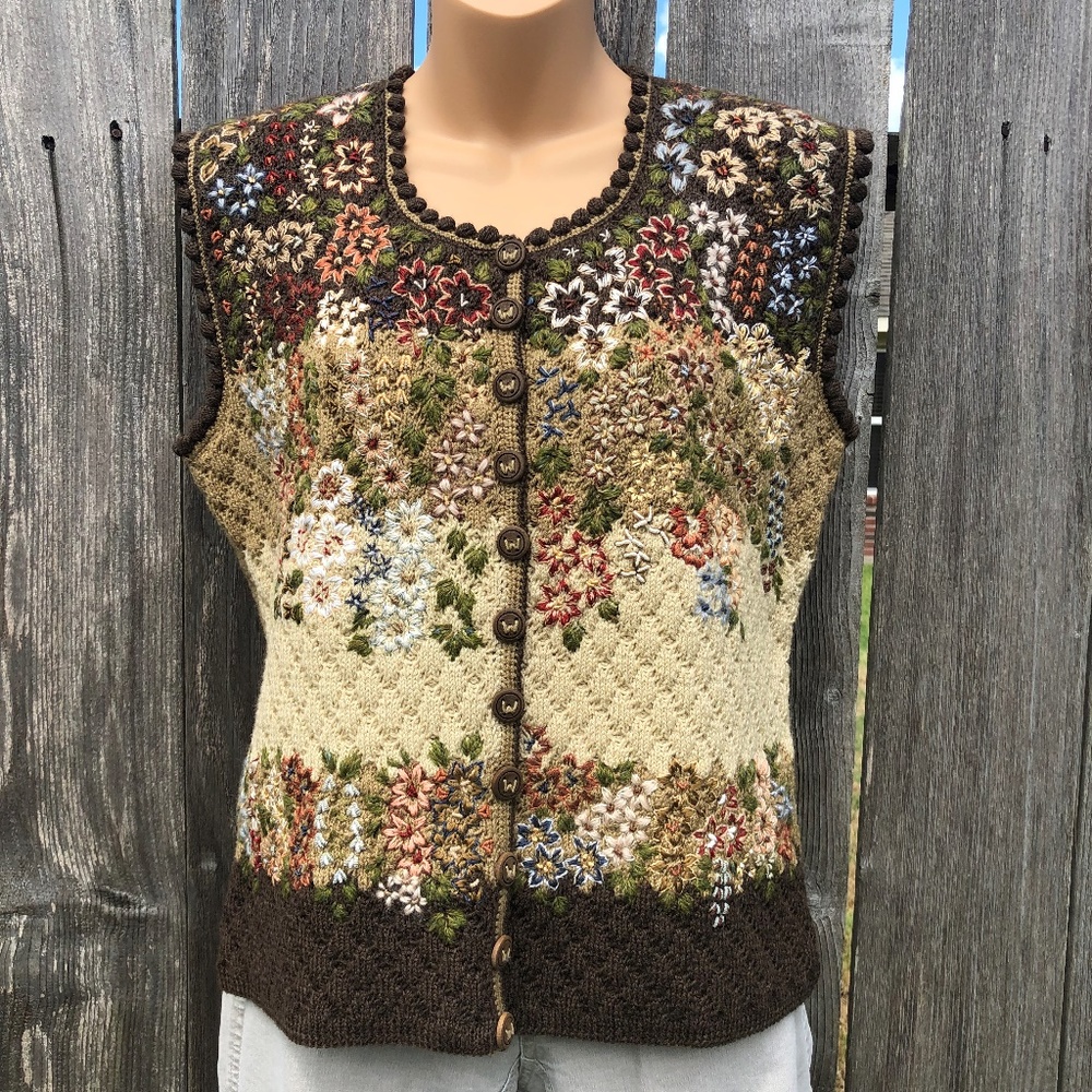 Wolkenstricker Vintage Cardigan Sweater Handmade - Picture 1 of 8